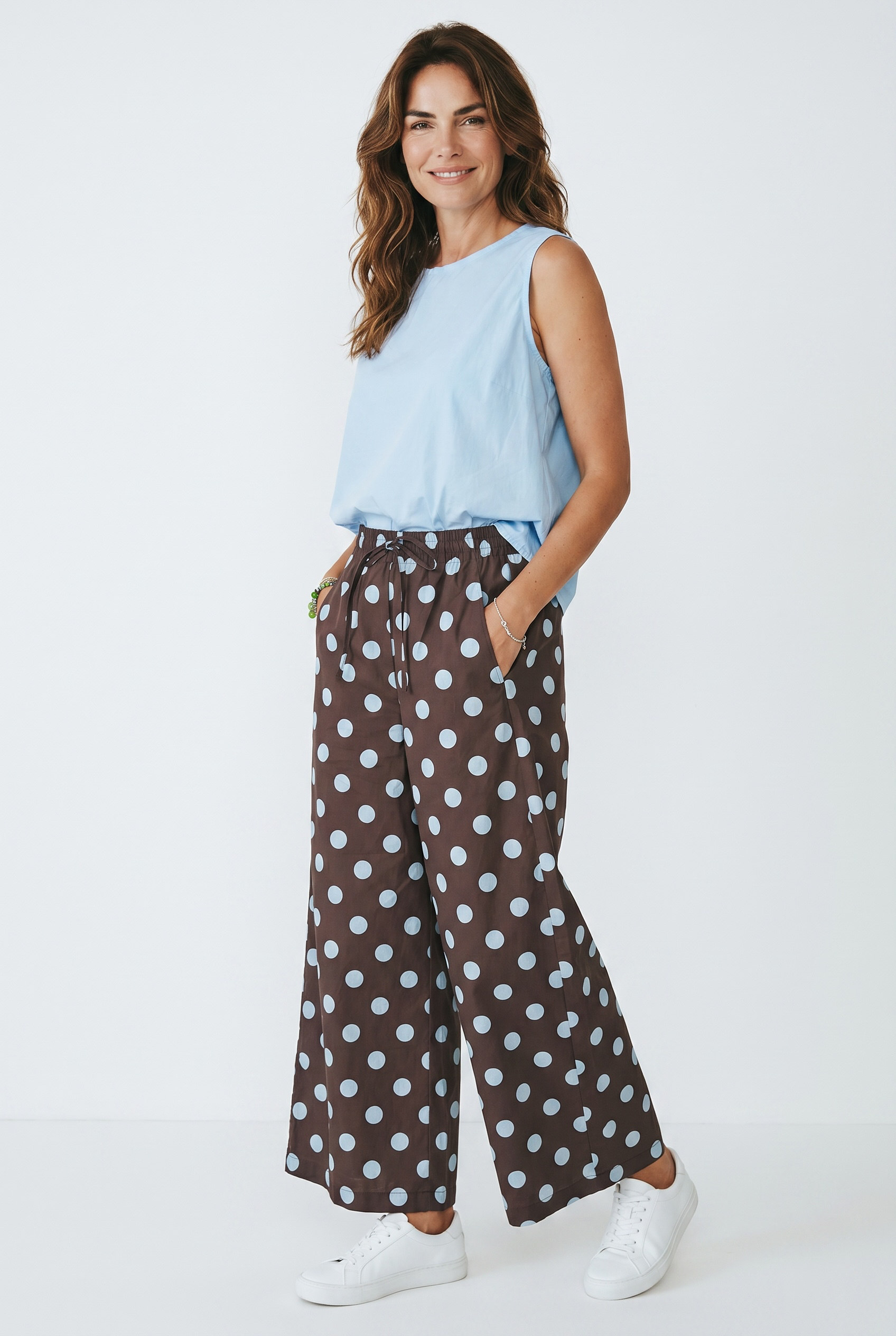 PantalonI Balloon a pois