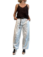 Jeans baloon con cintura inclusa