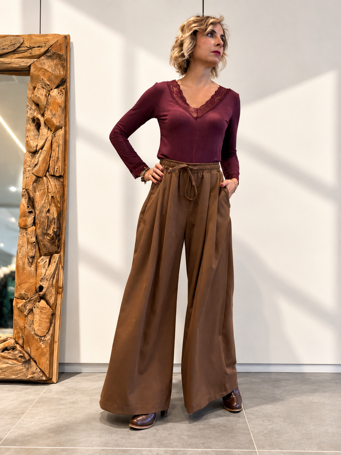 Pantaloni pantagonna coulisse