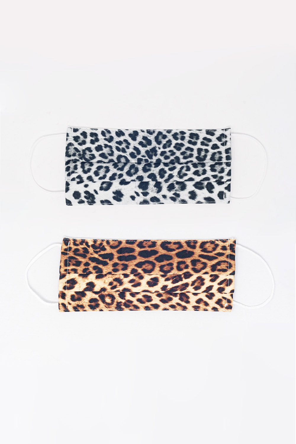 Q2 2 PACK Maschera con stampa leopardo