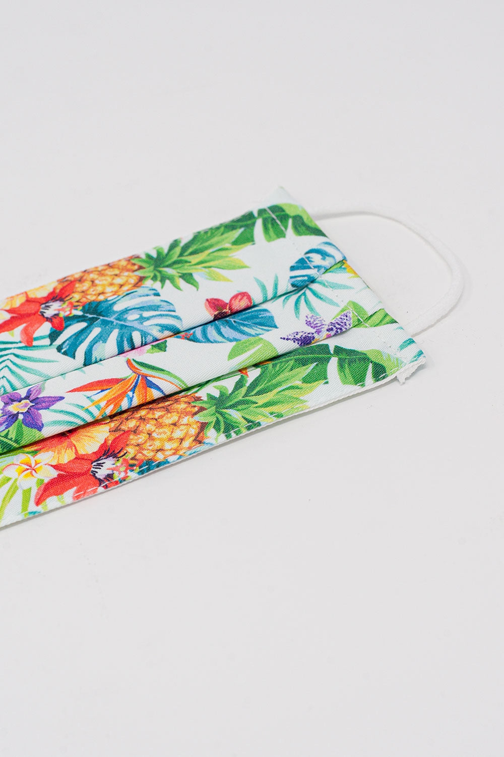 2 PACK Maschera stampa albero di palme tropicali e ananas