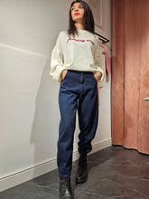 Jeans momfit Denim blu