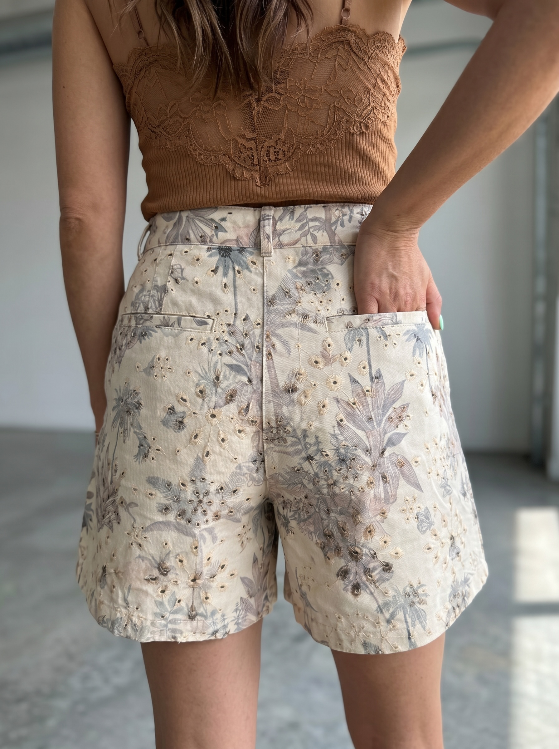 Pantaloncini bermuda sangallo Tropical