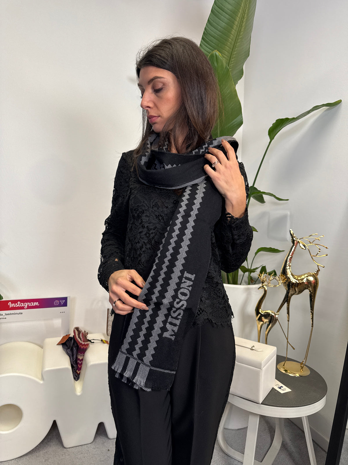 MISSONI Sciarpa nera