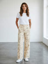 Pantaloni sangallo Tropical