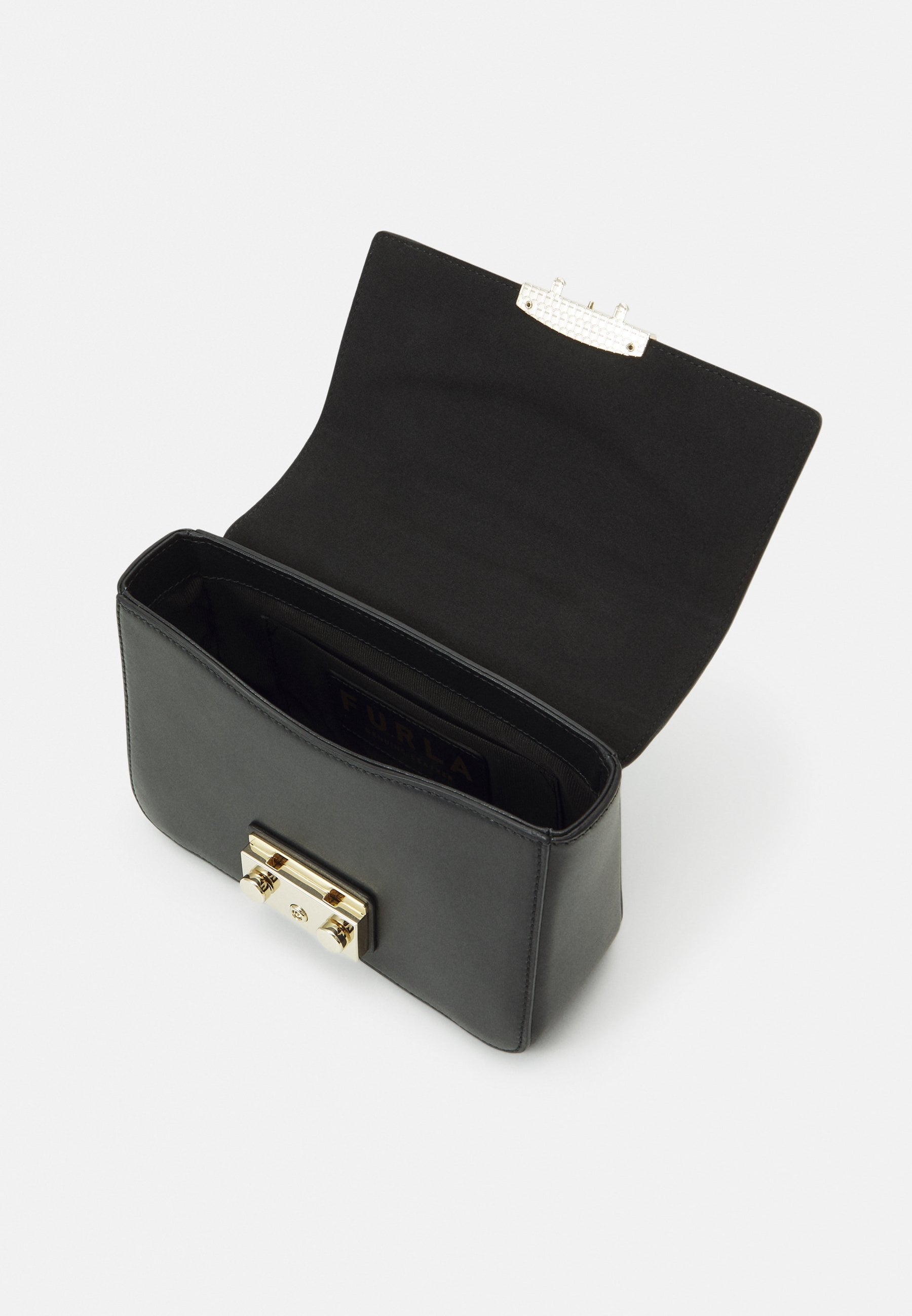 FURLA Metropolis nera con manico e tracolla