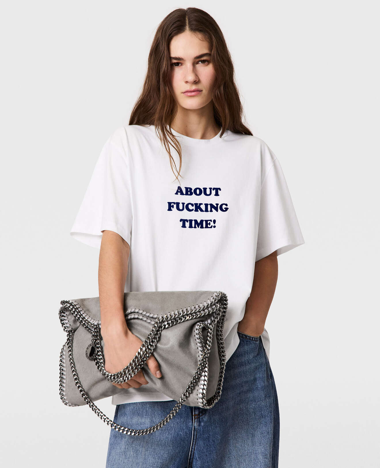 Stella McCARTNEY falabella pieghevole catena silver