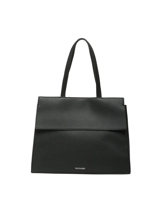 TRUSSARDI Borsa shopping bag nera