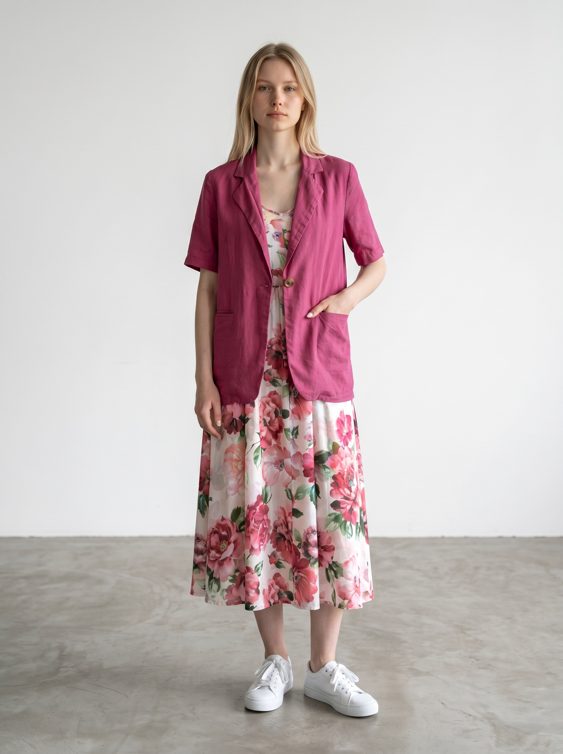 Blazer giacca lino