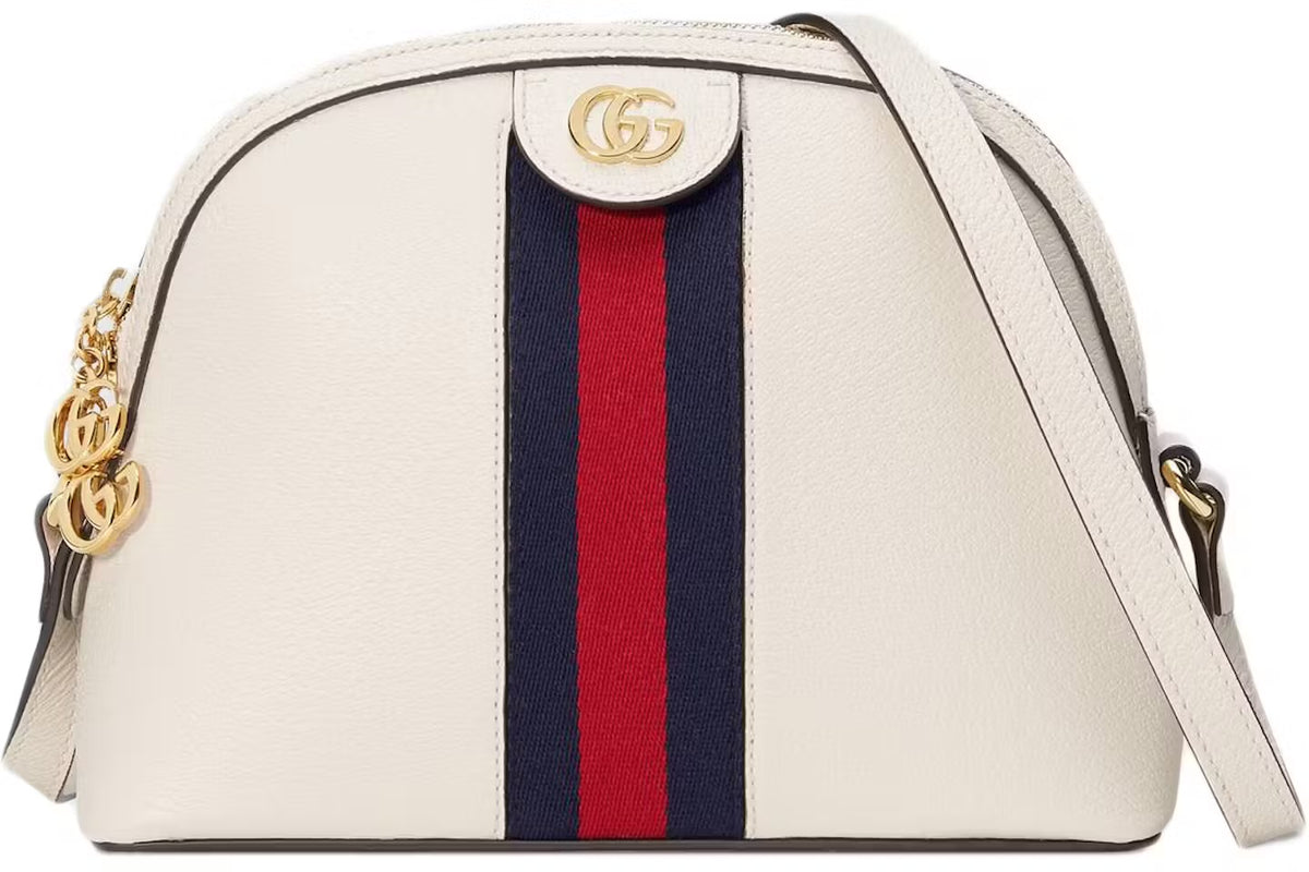 GUCCI Borsa a tracolla bianca in pelle