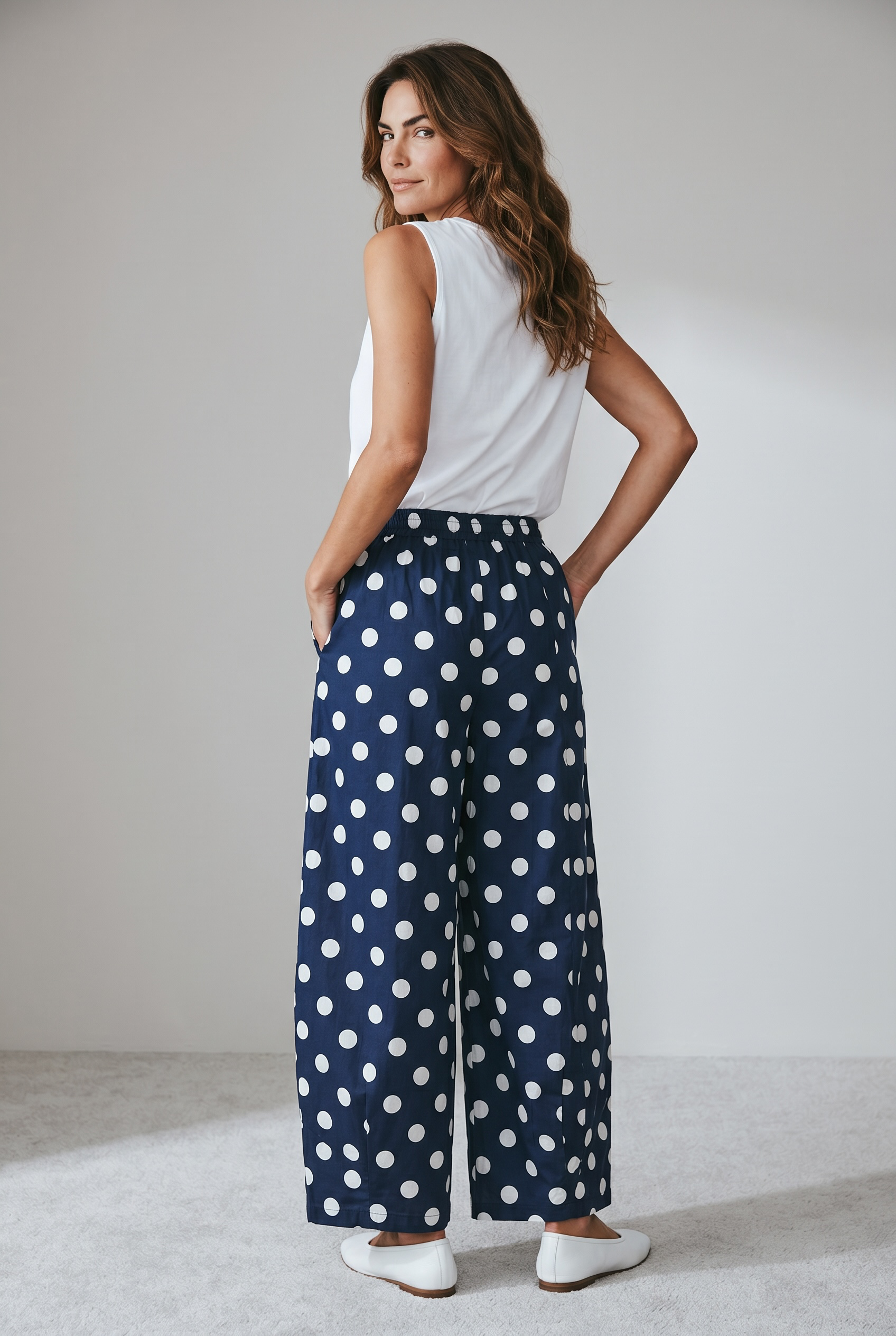 PantalonI Balloon a pois