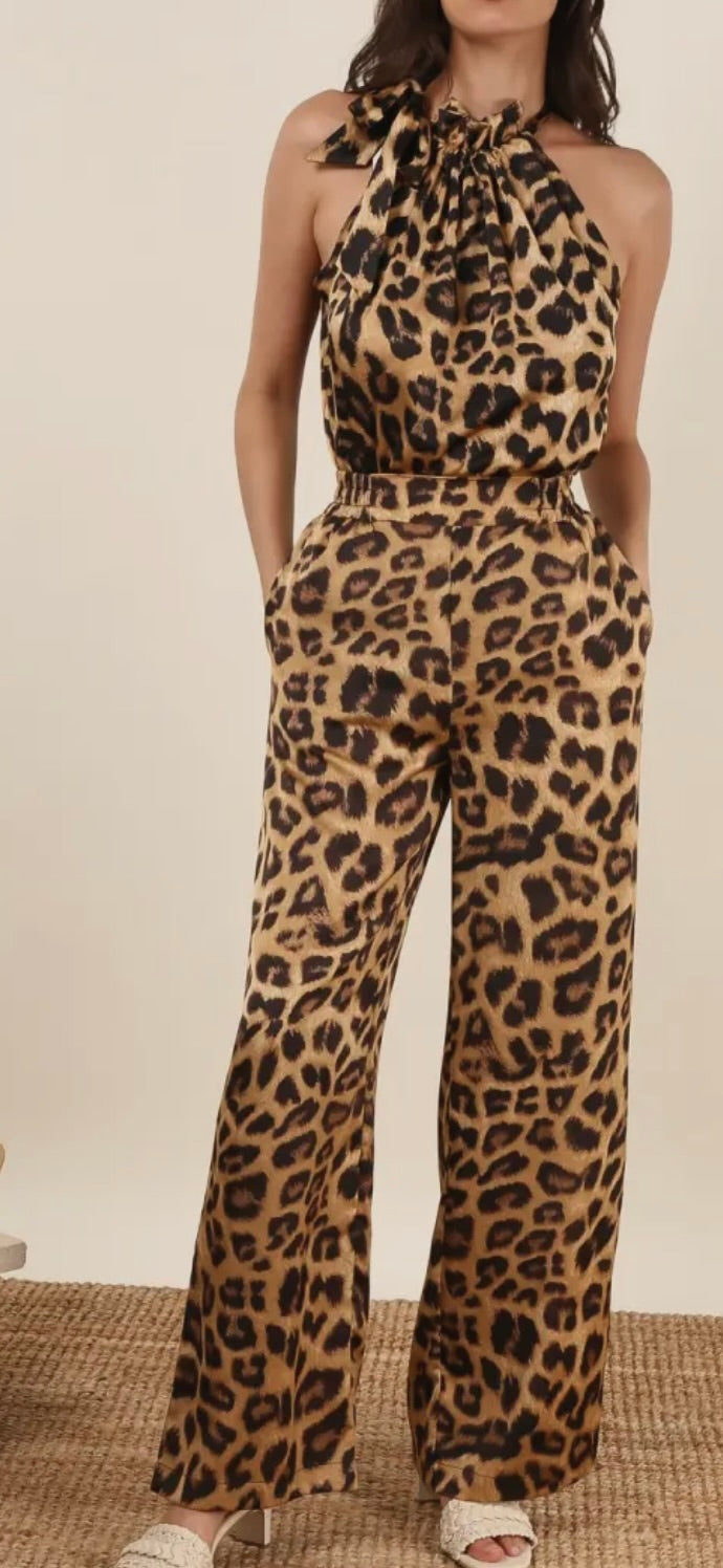 Top stampa animalier