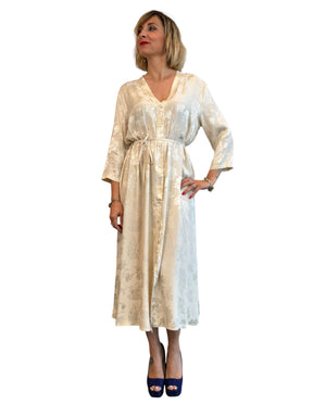 Abito Jacquard Satin