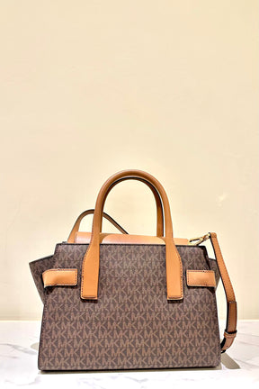 MICHAEL KORS Borsa bauletto Monogram Brown