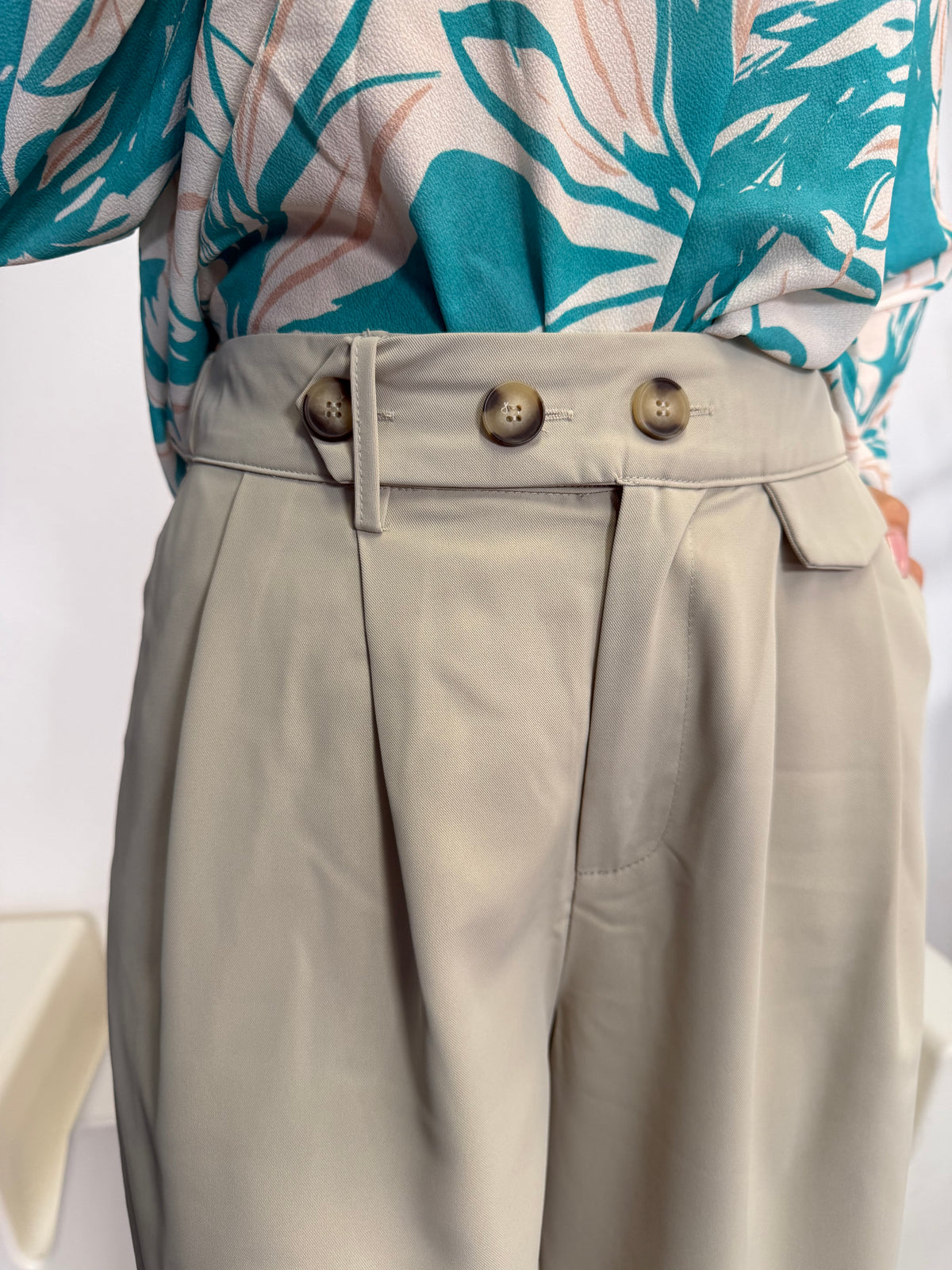 Pantaloni 3 bottoni