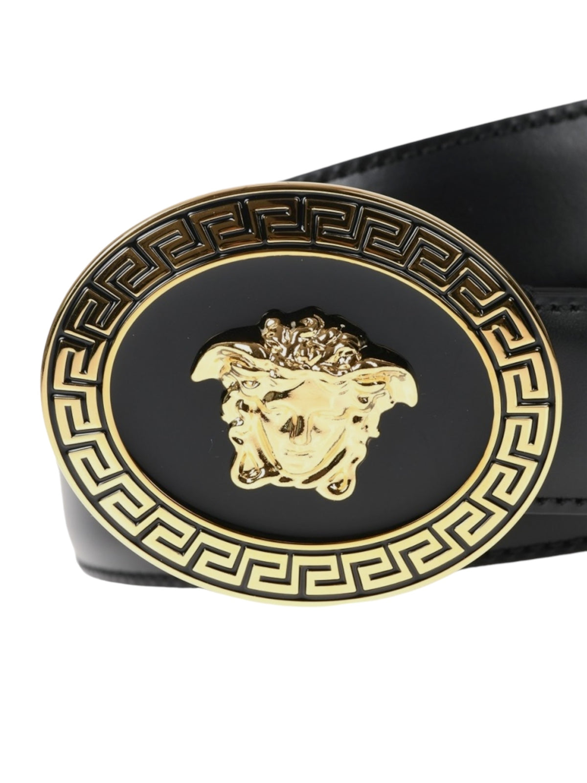 VERSACE Cintura Medusa in pelle