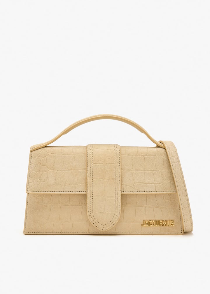 JACQUEMUS Grand Bambino beige Cocco