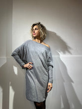 Maxi maglia dress pipistrello