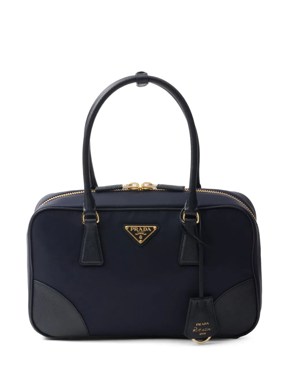 PRADA bauletto Re-edition 1978 blu