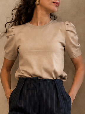 Maglia manica spalla palloncino