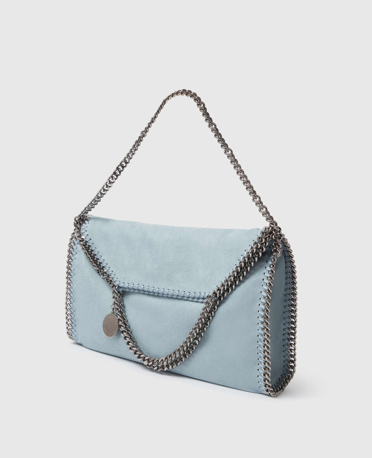 Stella McCARTNEY Tote Falabella col. azzurro catena silver