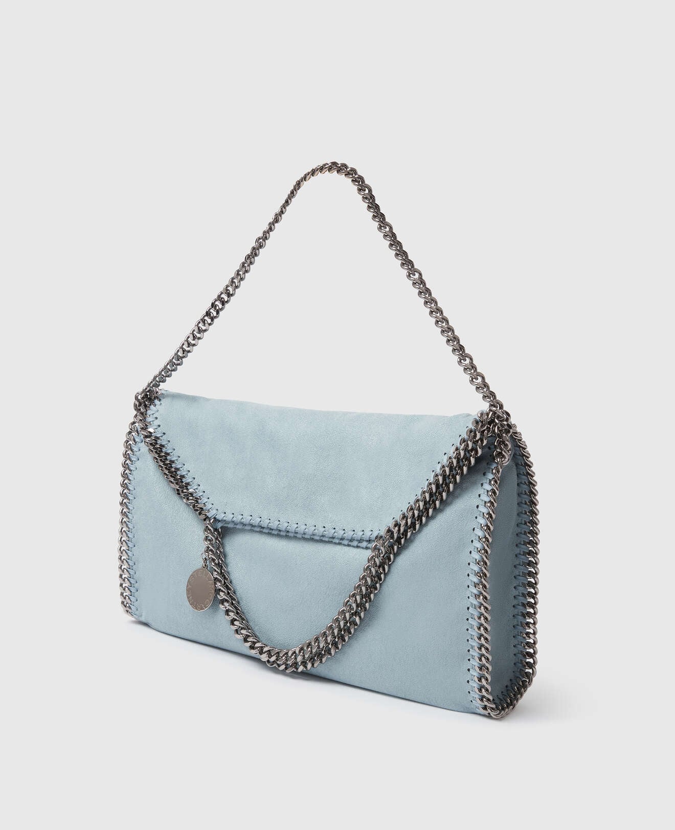 Stella McCARTNEY Tote Falabella col. azzurro catena silver