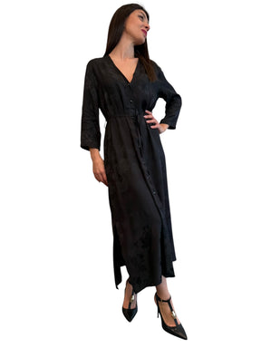 Abito Jacquard Satin