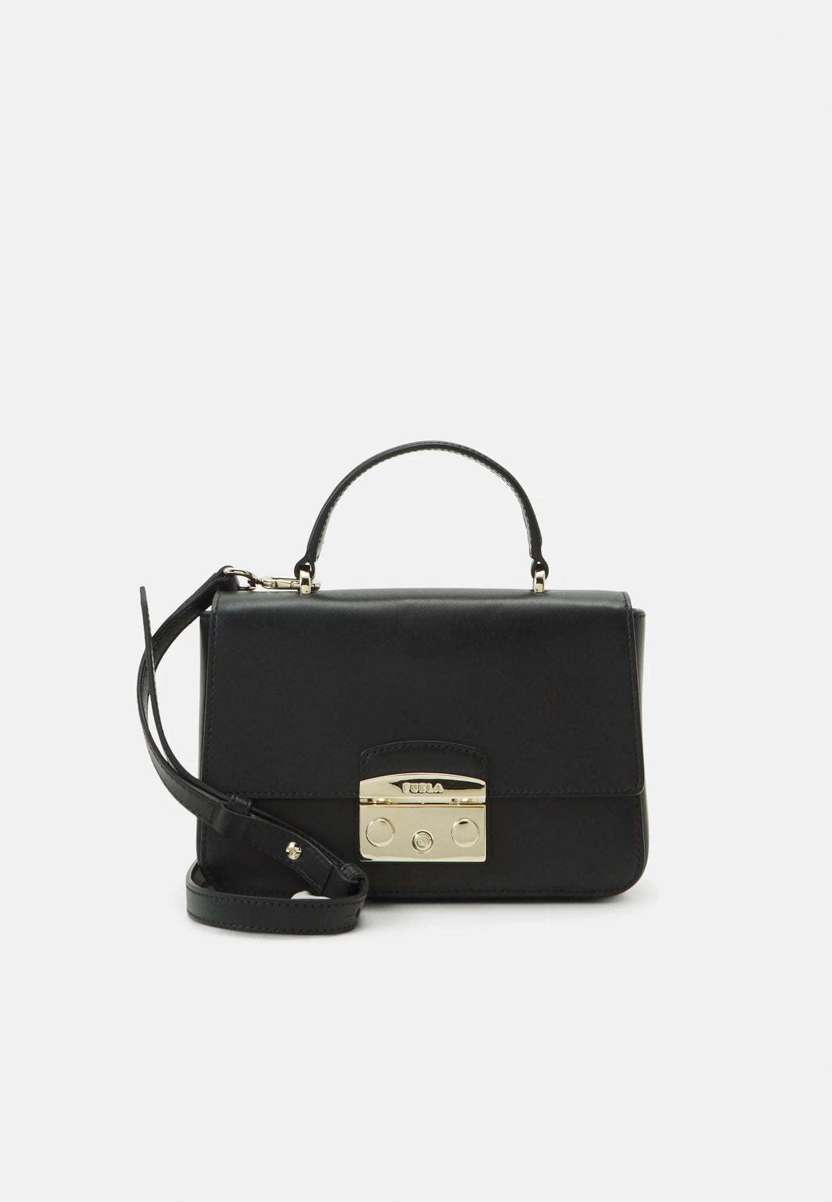FURLA Metropolis nera con manico e tracolla