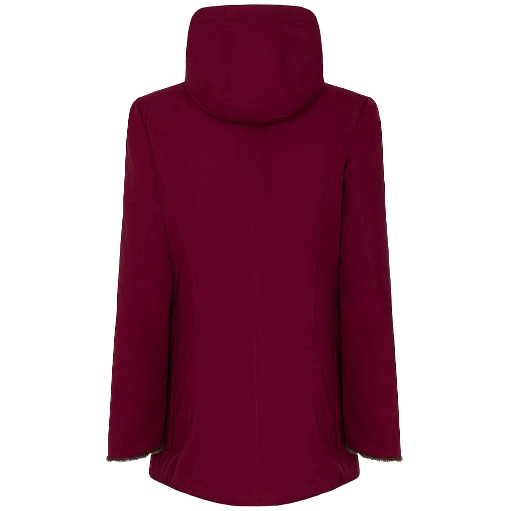SUNS Piumuno bordeaux con eco pelliccia interna