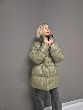 MANILA GRACE Piumino over verde