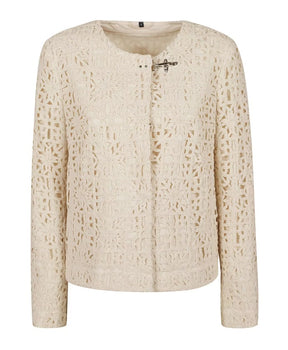FAY Giacca macramé foderata