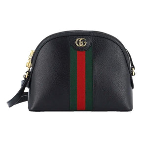 GUCCI Borsa a tracolla nera in pelle
