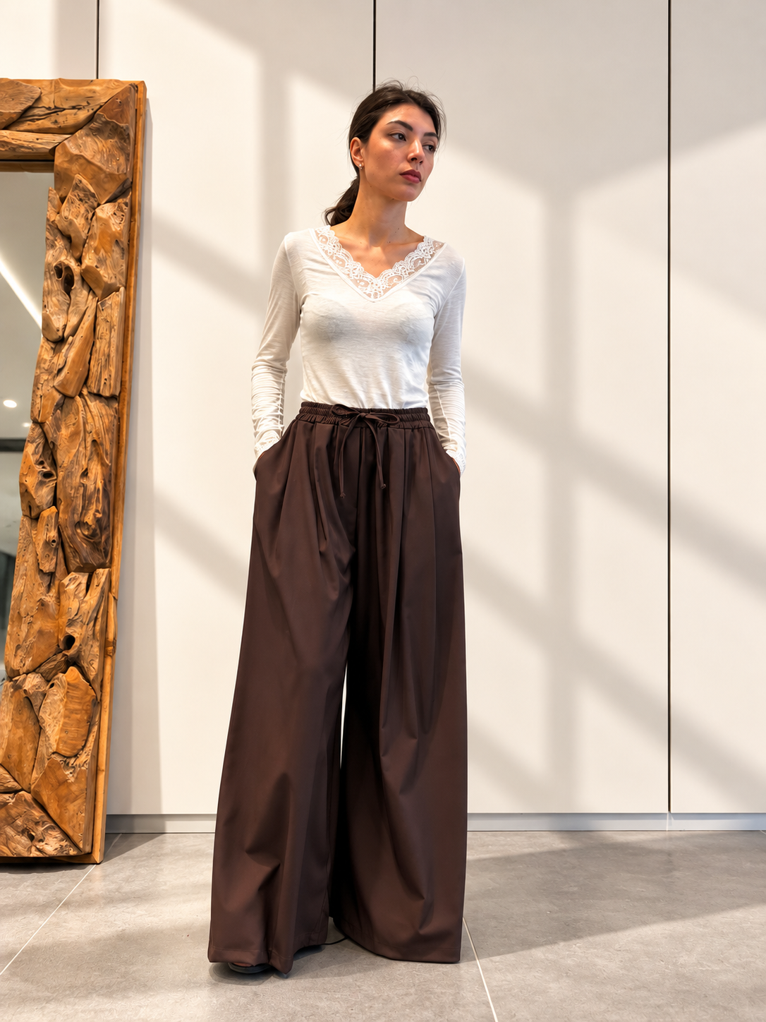 Pantaloni pantagonna coulisse