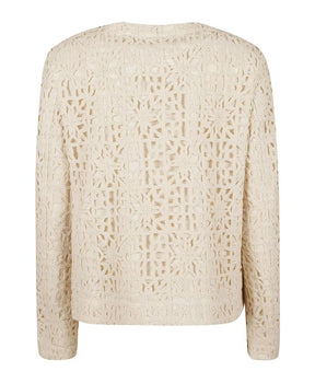 FAY Giacca macramé foderata