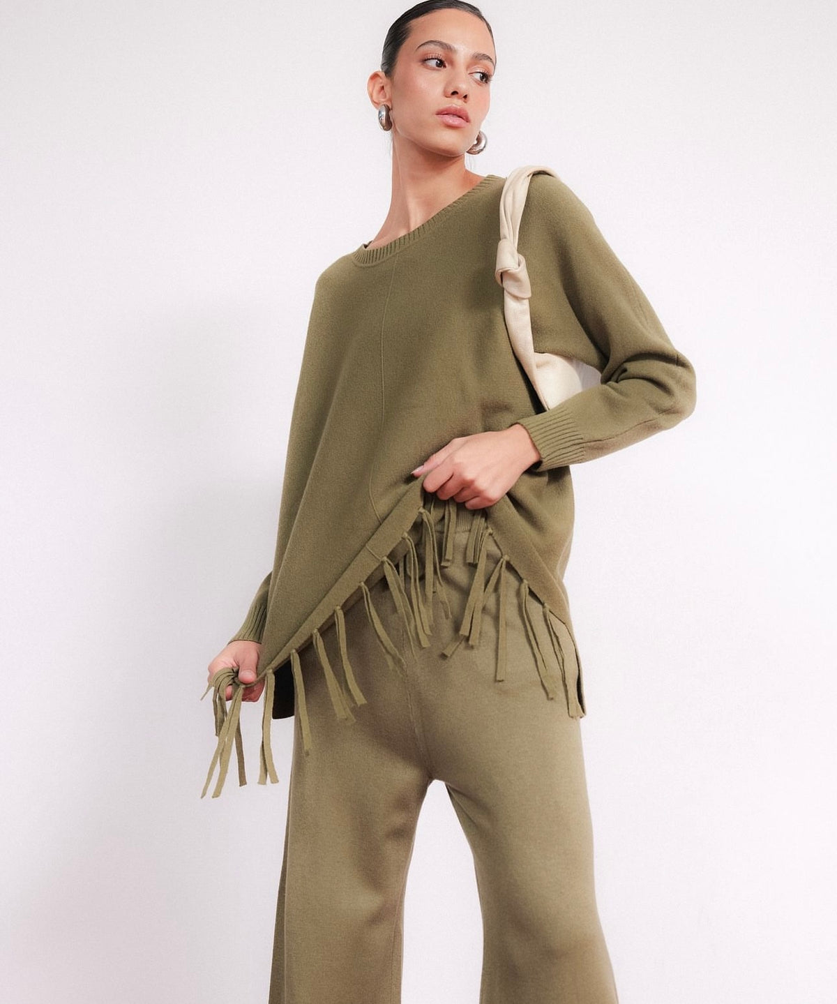 Maglia poncho verde militare