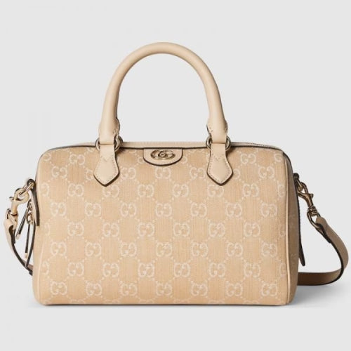 GUCCI Borsa bauletto monogram con tracolla