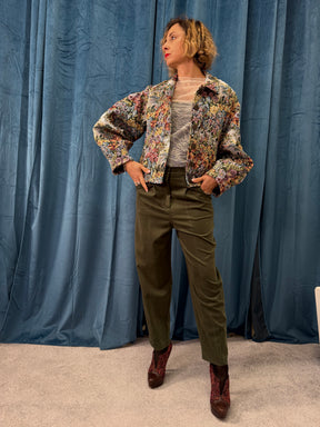 Giacca Jacquard con bottoni