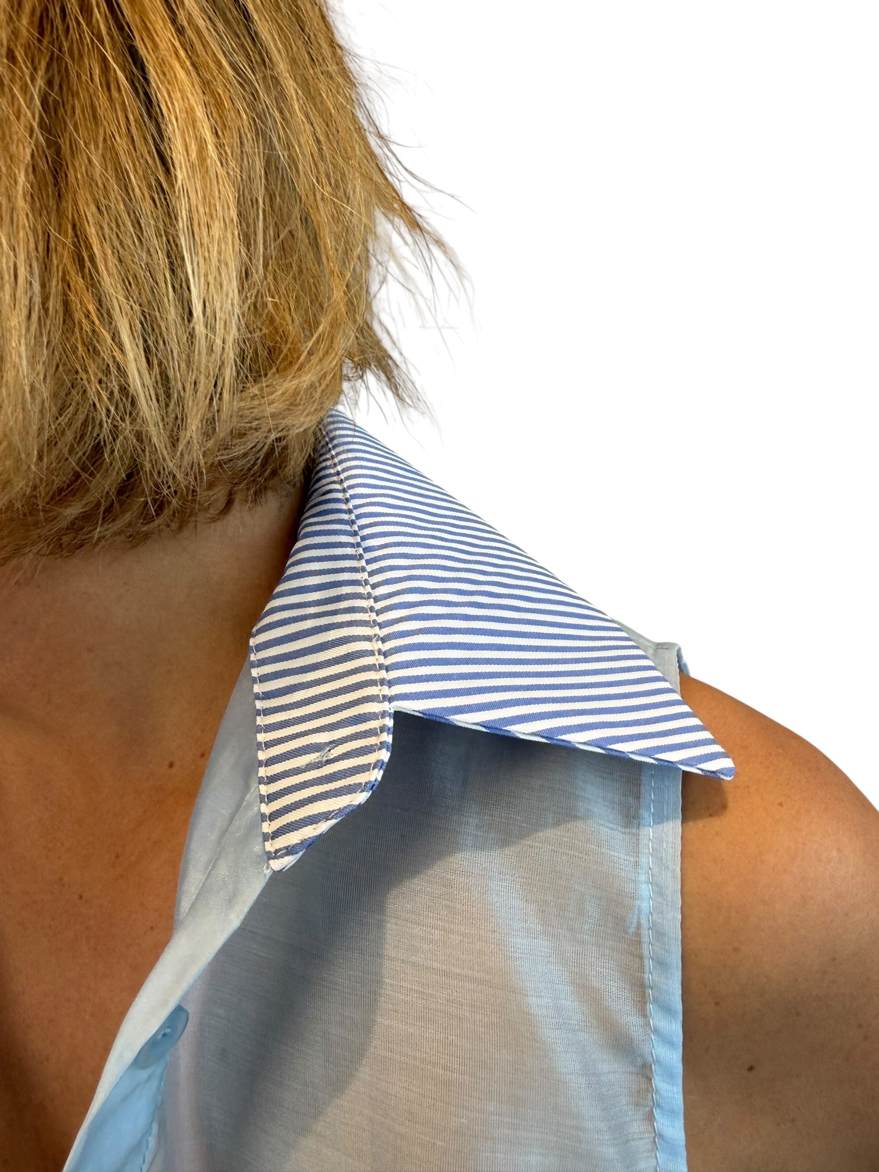 Camicia Smanicata Marina