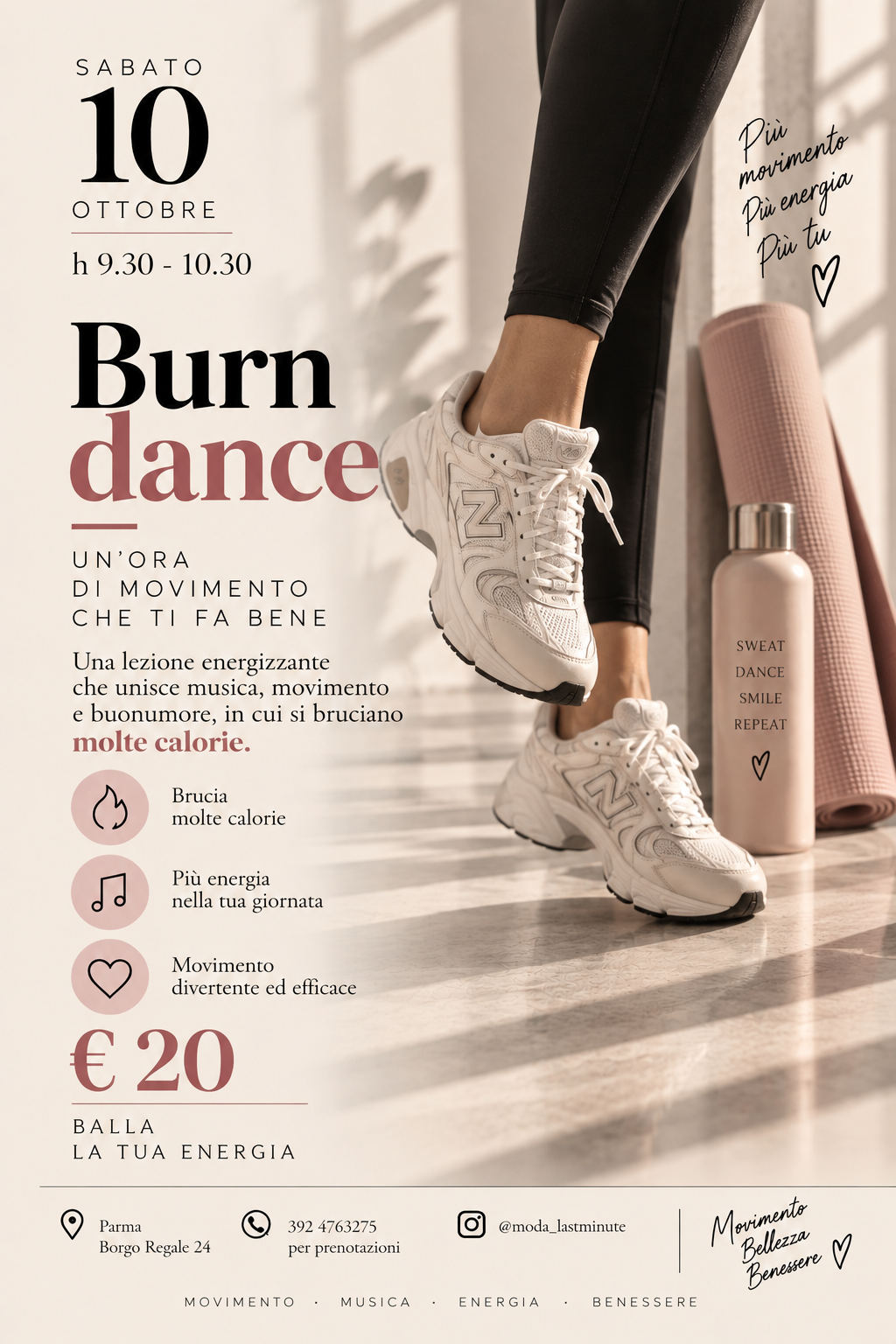 BURN DANCE – Un’ora di movimento, musica ed energia