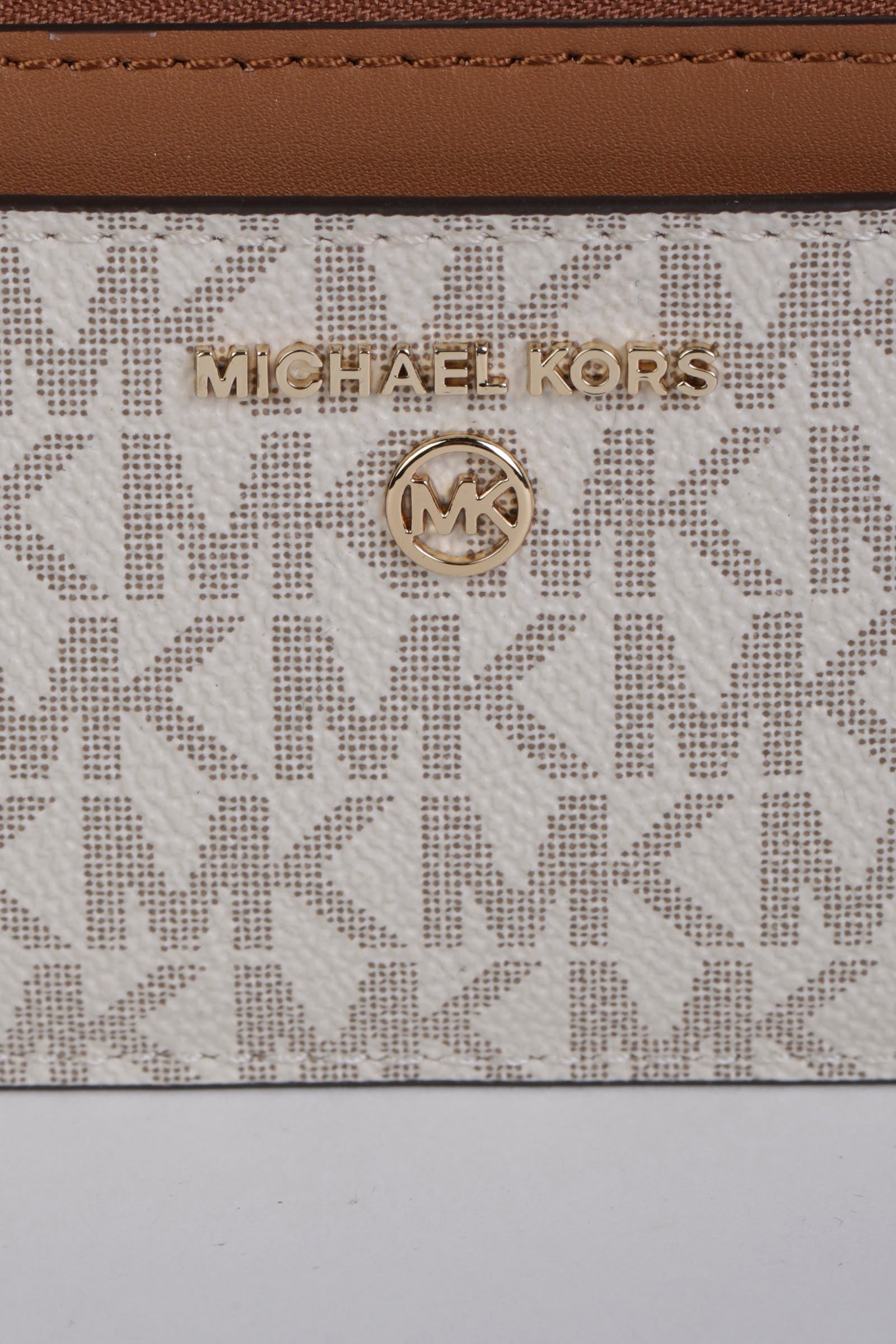 MICHAEL KORS Portafogli monogram vanilla con portachiavi
