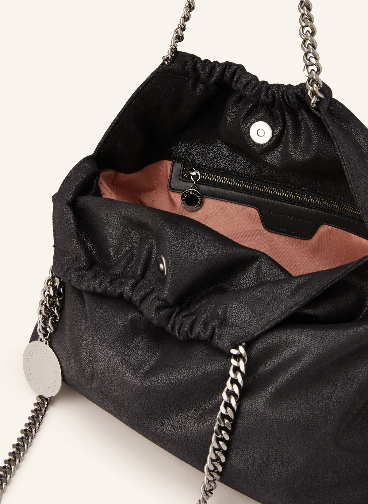 STELLA McCARTNEY FALABELLA DRAWSTRING nera