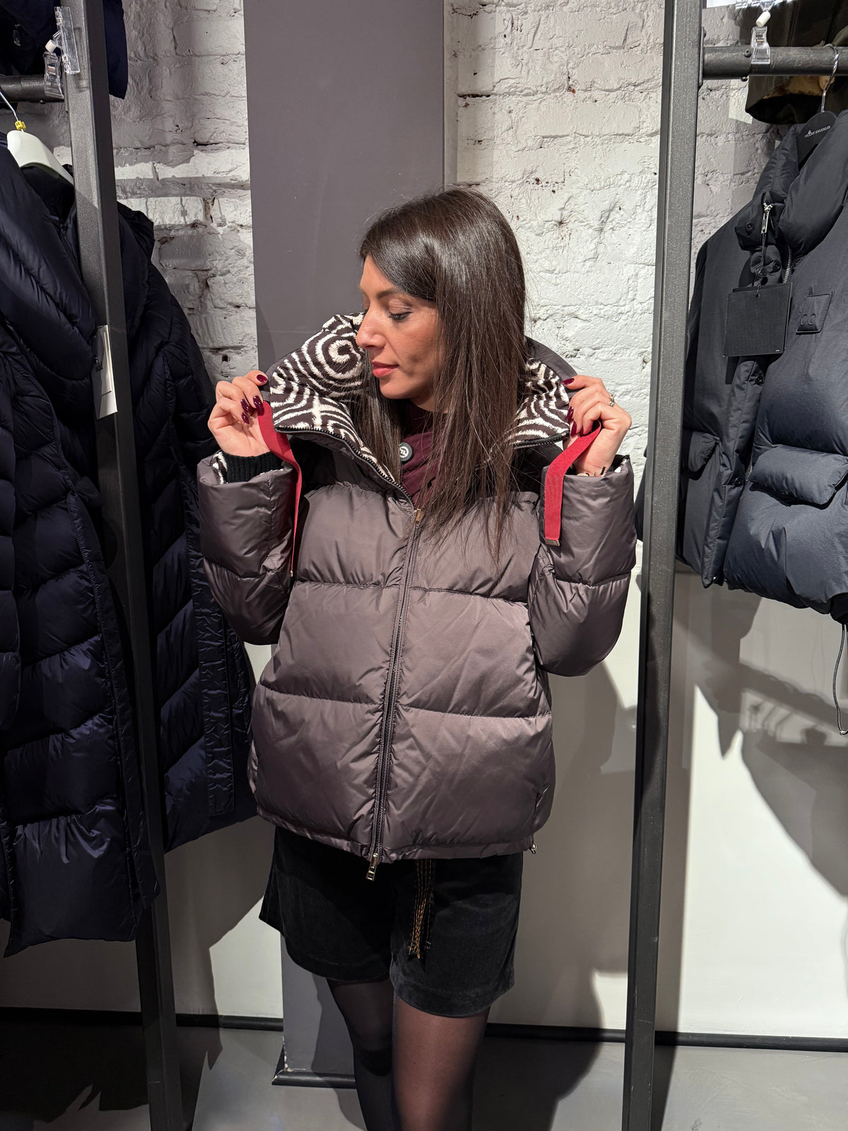 HERNO Piumino reversibile