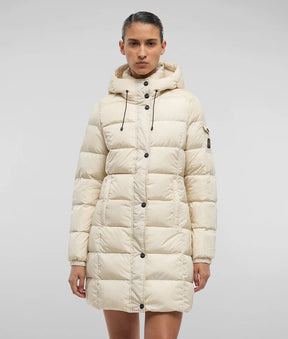 REFRIGIWEAR Piumino lady long hunter col. Biancolatte