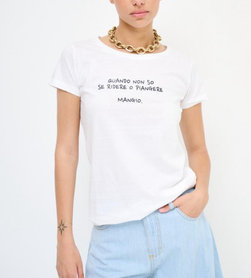 T-SHIRT bianca stampe varie