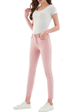 Pantaloni rosa elasticizzati