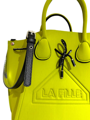 LA FILLE DES FLEURS Borsa Good Vibes Scuba verde