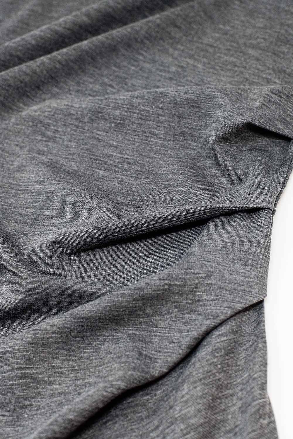 Abito senza maniche in tencel stretch grigio