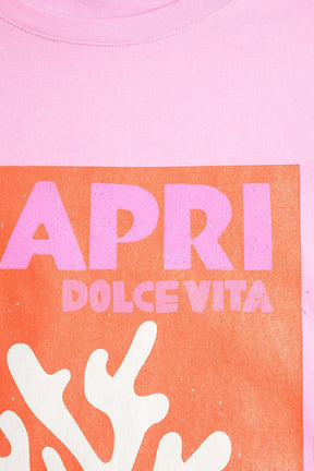 Baby Pink Capri Dolce Vita T-shirt Made in Italy