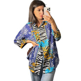 Camicia cotone blu