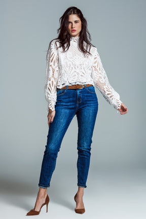 Jeans basic super skinny con lavaggio medio
